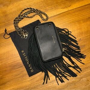 Bandolier - Black Crossbody with Gold Accents